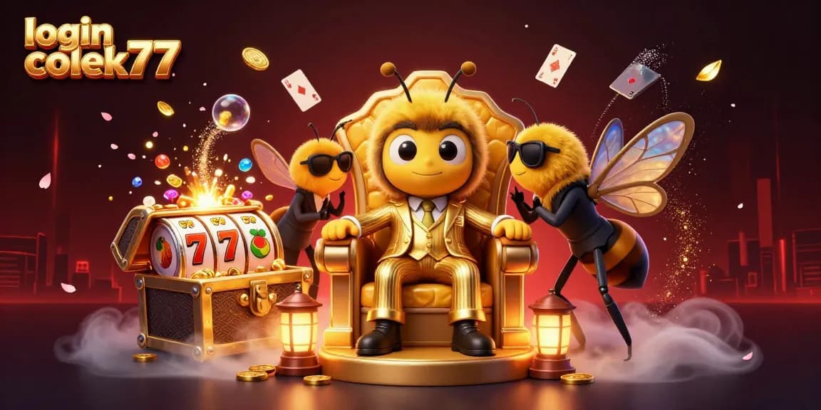 Engage with login colek77 for thrilling slots action in a vibrant 3D cartoon world.