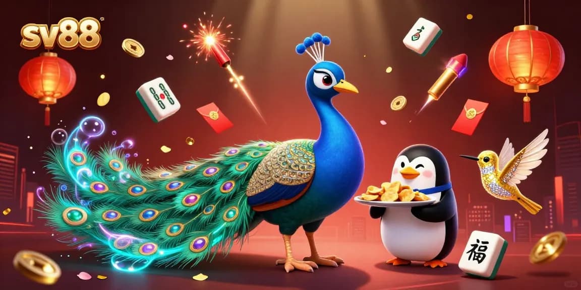 Experience the excitement of sv88 with vibrant casino-themed visuals featuring dynamic game elements and enchanting characters.