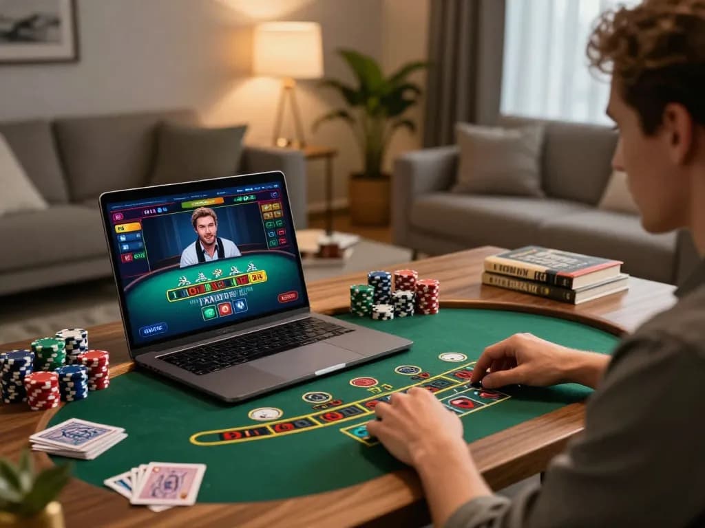 Player engaging with live Baccarat at SC88, showcasing immersive online gaming atmosphere.
