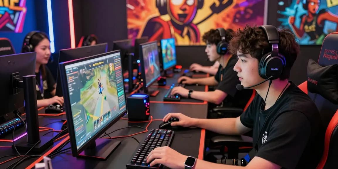 Players engaged in competitive gaming on raja328 link interface, showcasing the vibrant atmosphere of online betting.