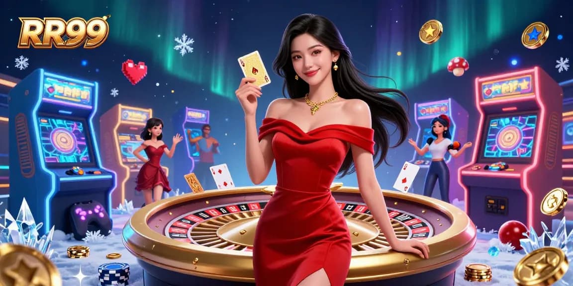 Experience the thrill of RR99 casino with elegant gameplay and vibrant 3D elements.