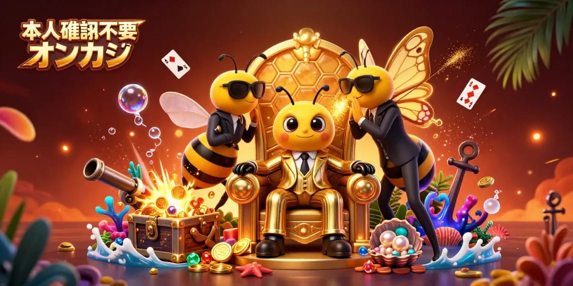 本人確認不要 オンカジで楽しいカジノ体験を味わう、多彩なゲーム要素とキャラクターが集結したシーン