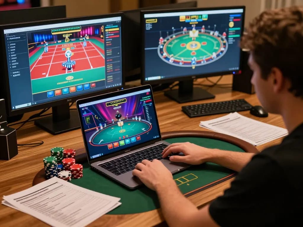 Experience winning strategies with LLwin in an engaging online poker setup