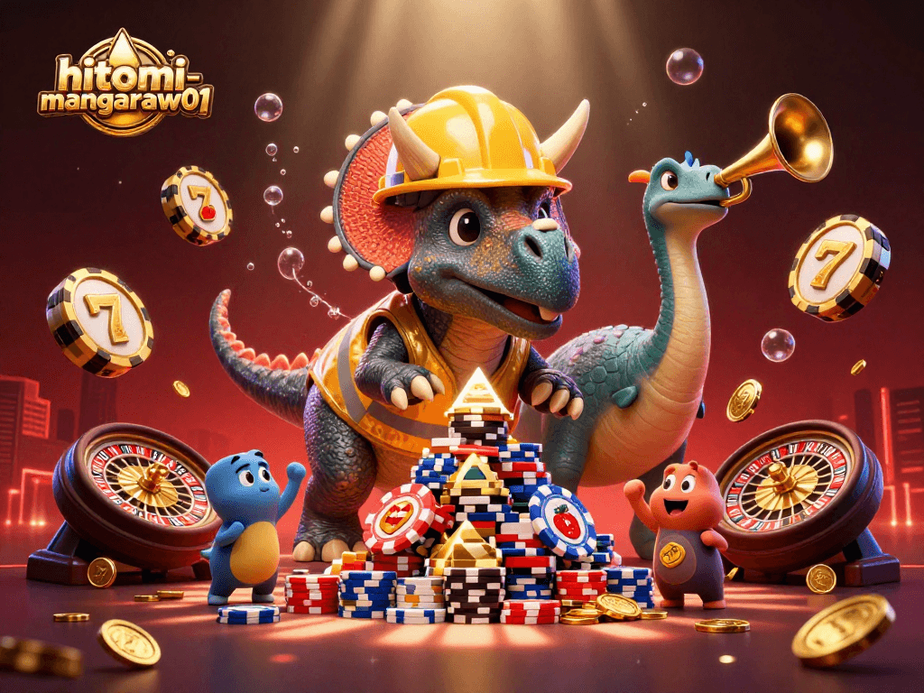 Play virtual games like hitomi-mangaraw01 with exciting poker chip towers and festive casino celebration.