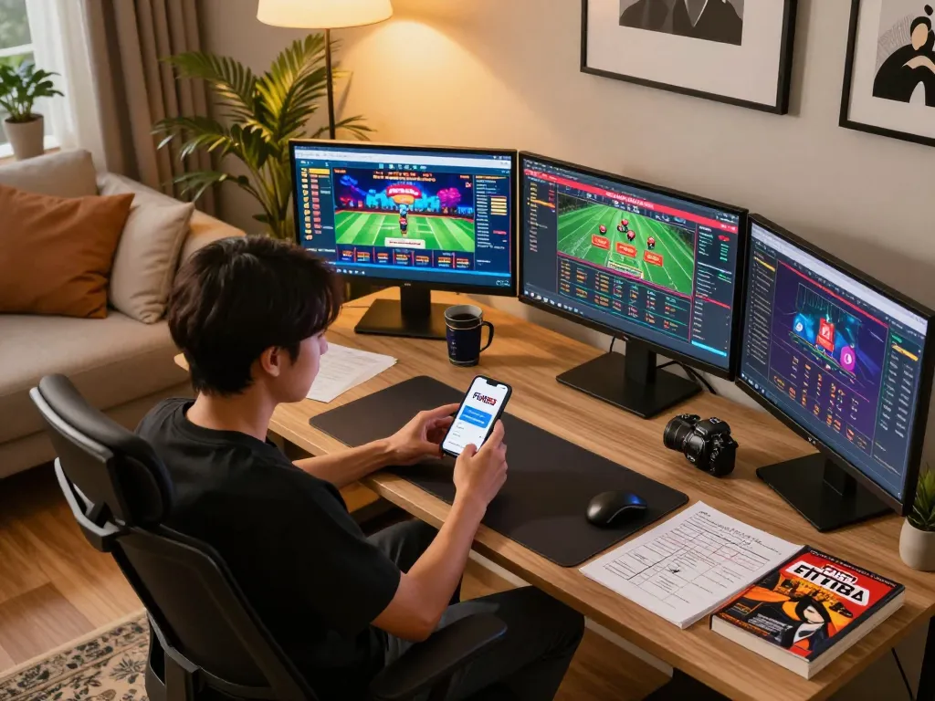 Engaging with the Fun88 app on a smartphone for dynamic online gaming.