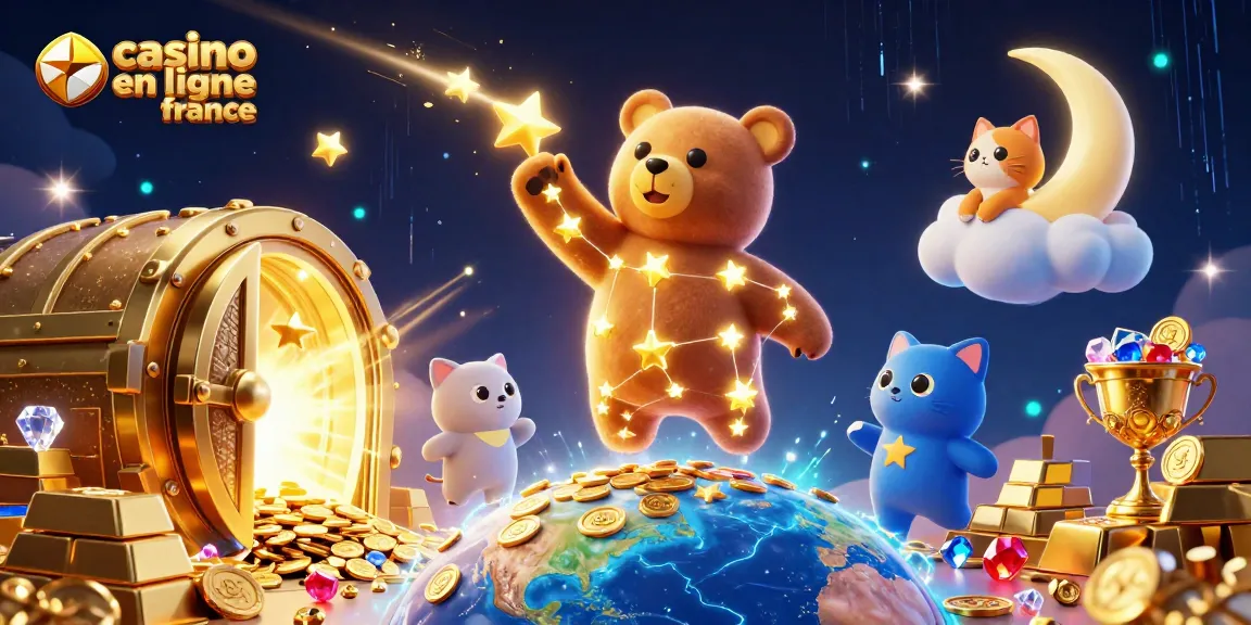 Explorez les jeux de casino en ligne France avec notre illustration captivante.