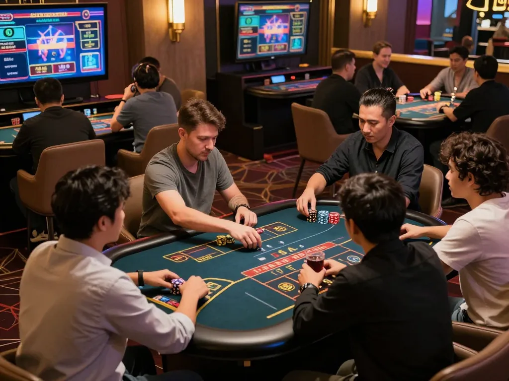 Engaging players in an online casino live dealer game showcasing Chatgpt caricature moment.