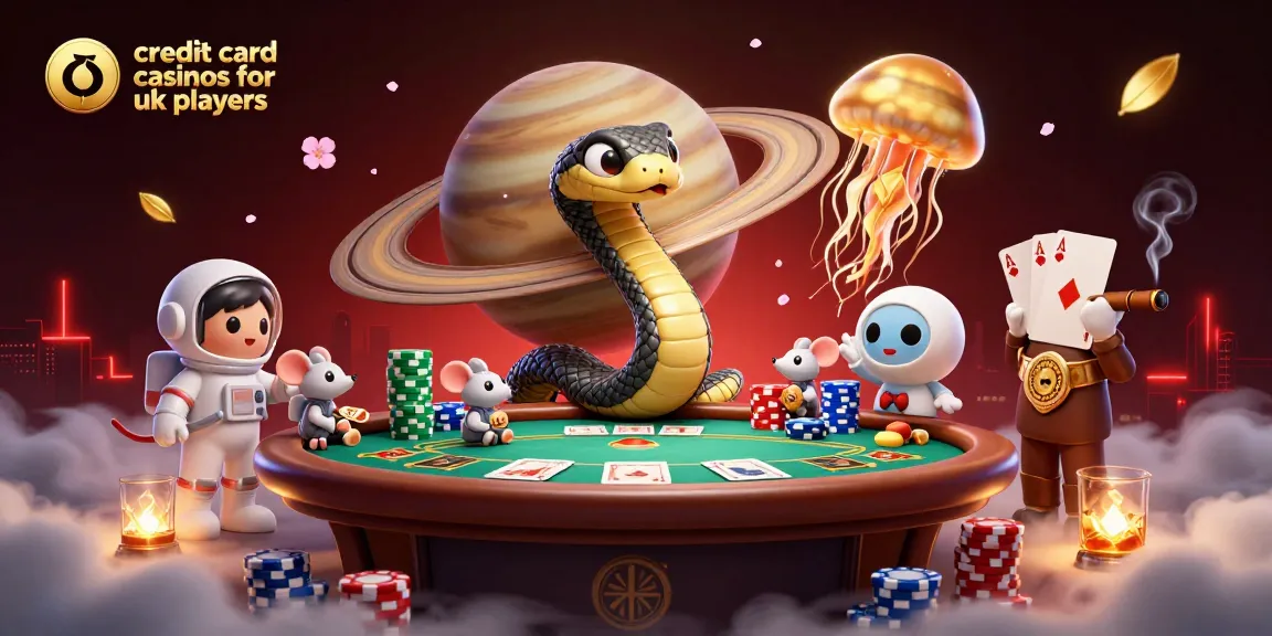Experience thrilling gameplay at credit card casinos for UK players with unique gaming characters.