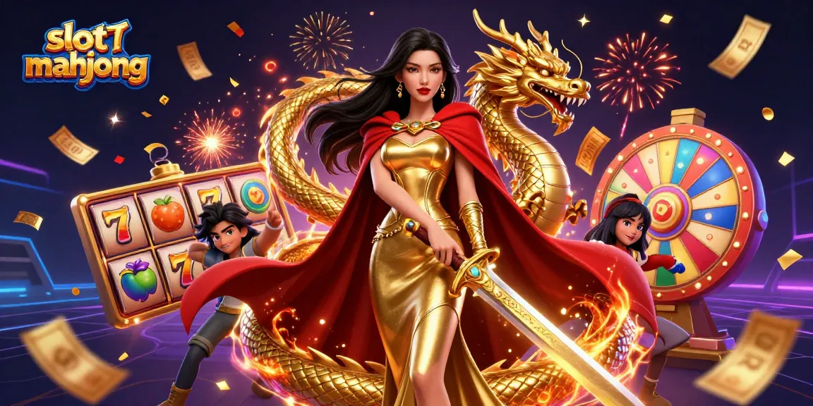 Engage with slot mahjong dynamics in an energetic casino scene with vibrant visuals and action.