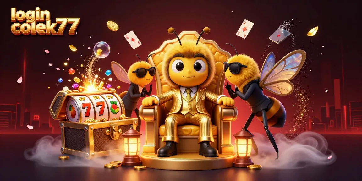 Engage with login colek77 for thrilling slots action in a vibrant 3D cartoon world.