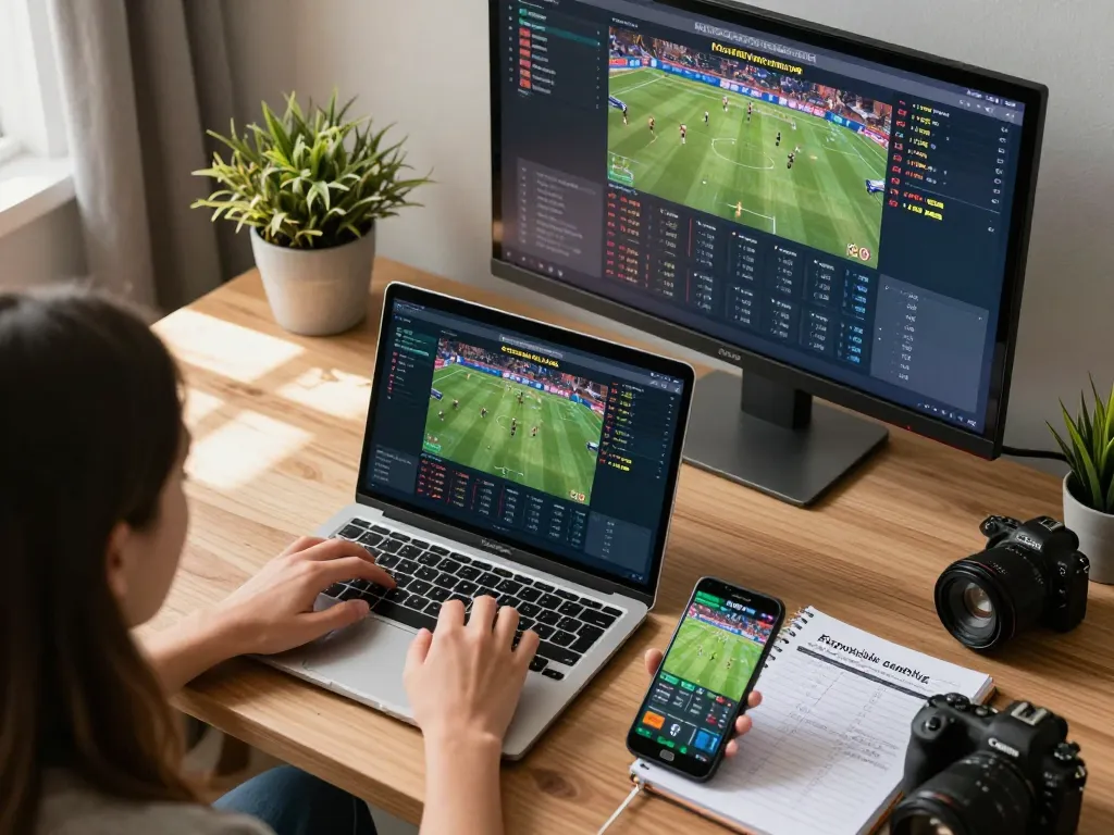 An exciting online sports betting scene at 888newcasino, showcasing live game highlights and responsible gambling practices.