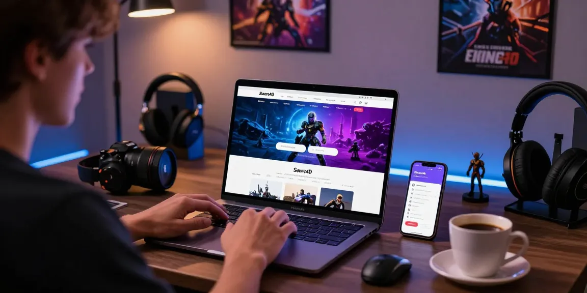 Engaging with the Situs sawo4d platform in a cozy gaming setup.