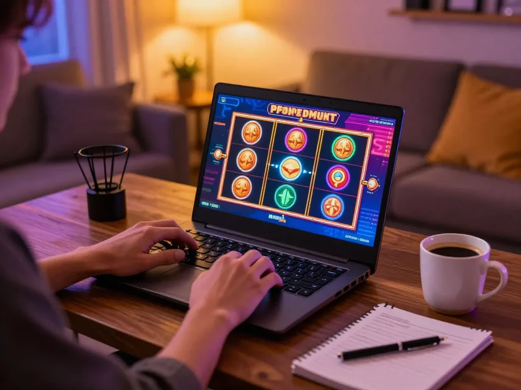 Engaging gaming experience on IDCASH88's demo account with vibrant slot designs.