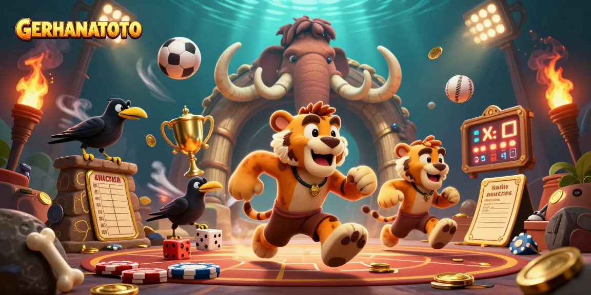 GERHANATOTO menghadirkan pengalaman kasino dengan dadu tulang dan chip poker bersejarah, menciptakan atmosfer taruhan yang menarik.