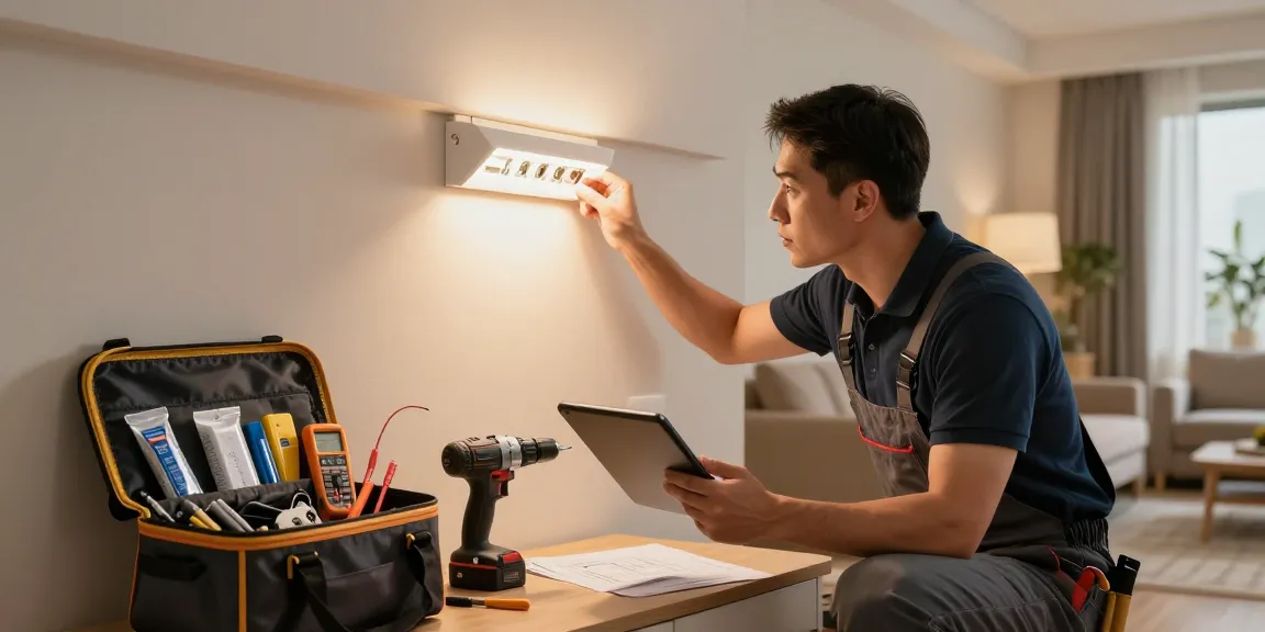 Electrician installing fixtures, click here to learn about certification importance