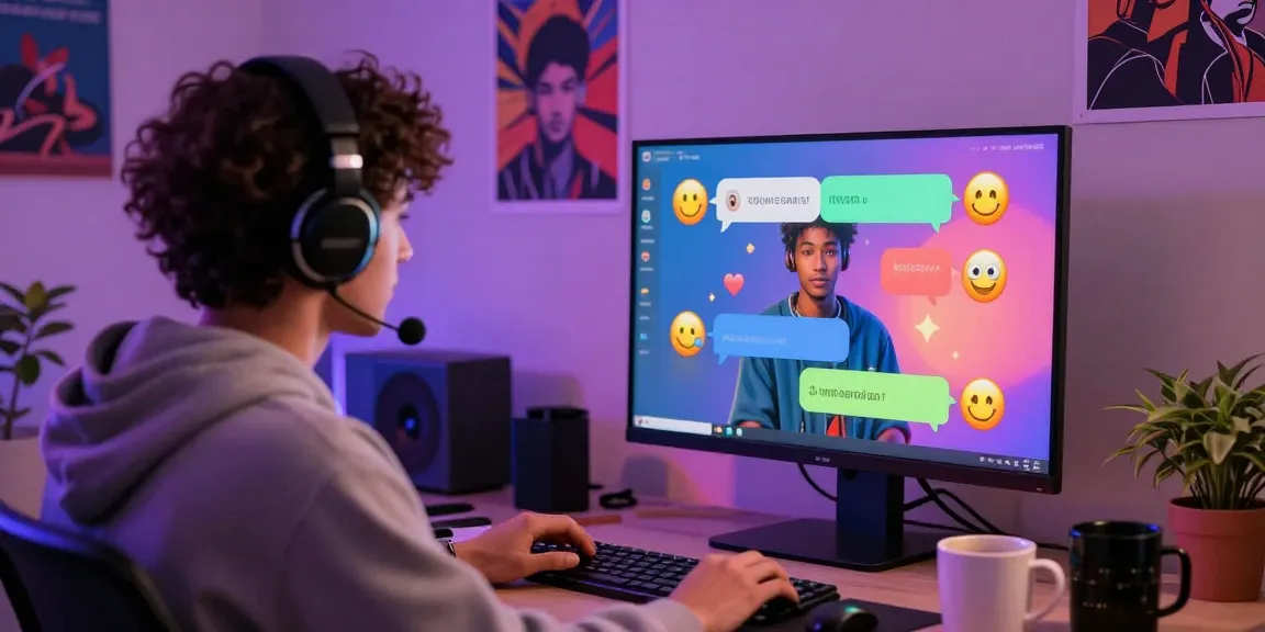 Engaging NSFW chat environment featuring user interacting with AI character in a vibrant workspace.