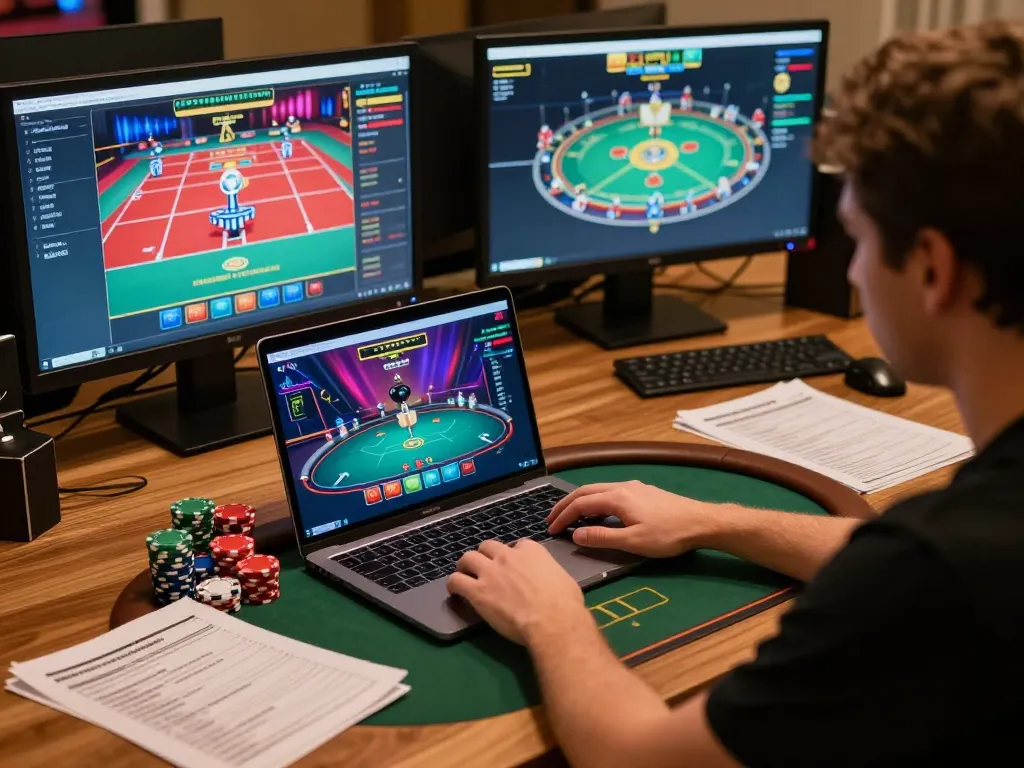 Experience winning strategies with LLwin in an engaging online poker setup