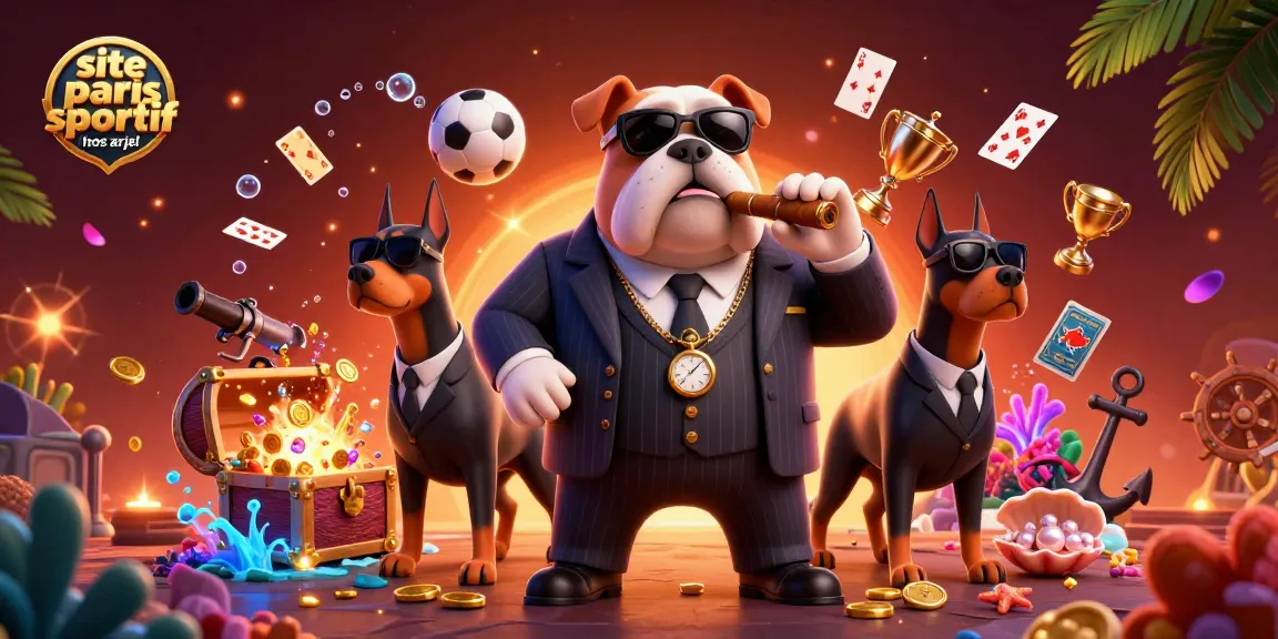 Découvrez le site paris sportif hors ARJEL en action avec des personnages de jeu et des éléments sportifs captivants.