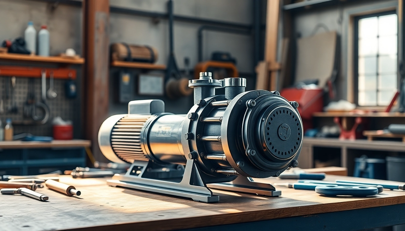 Annovi Reverberi pumps providing reliable performance on a workbench.