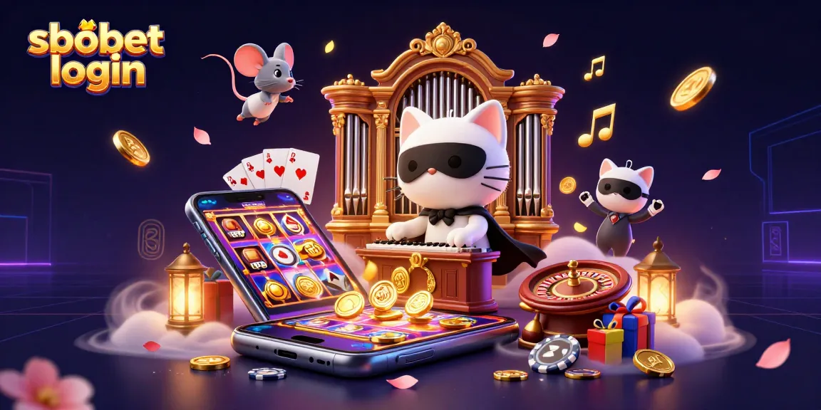 Engage with sbobet login as you play thrilling casino games amidst a dynamic 3D scene.