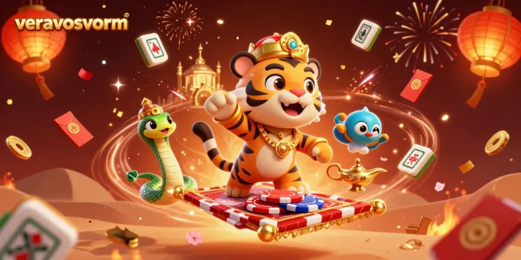 Menangkan permainan di veravosvorm dengan sultan harimau dan elemen kasino yang memukau.