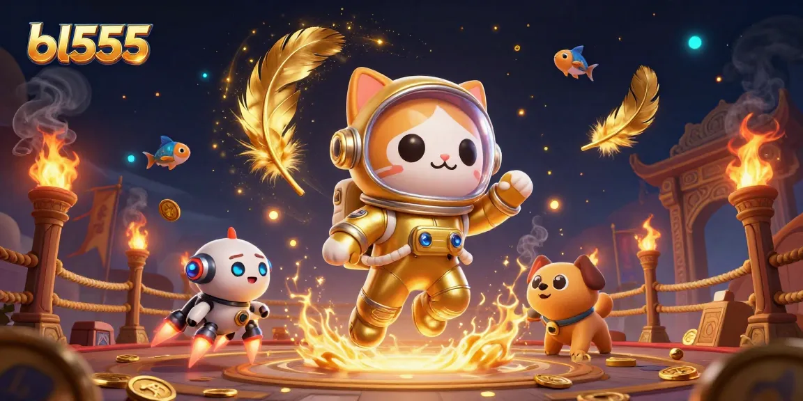 Experience the thrilling atmosphere of bl555 with a dynamic cosmic casino scene.
