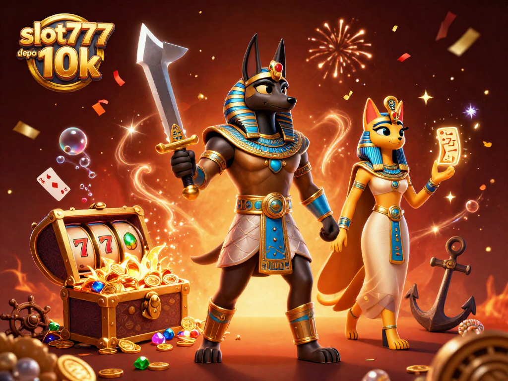 Experience thrilling gameplay with slot777 depo 10k, featuring vibrant reels and treasures galore.