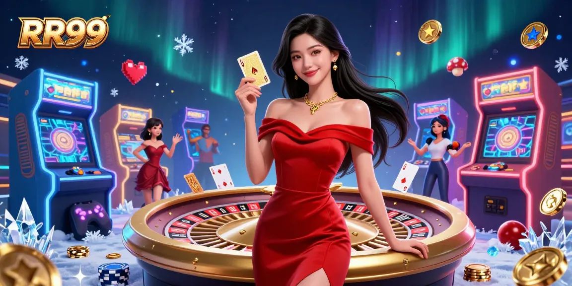 Experience the thrill of RR99 casino with elegant gameplay and vibrant 3D elements.