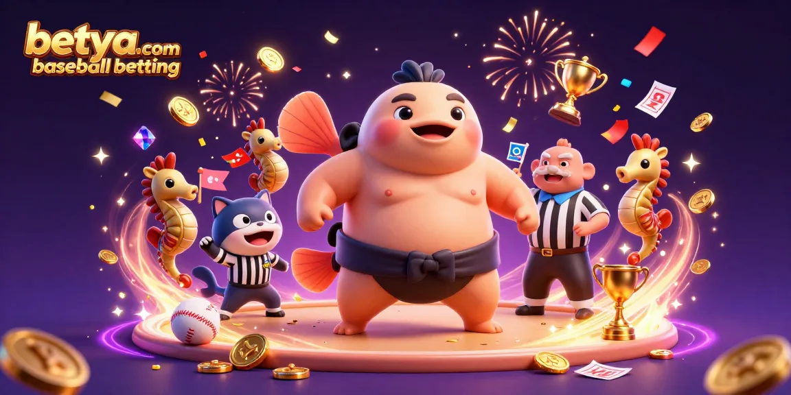 Engage in betya.com baseball betting with vibrant characters celebrating in an energetic 3D illustration.