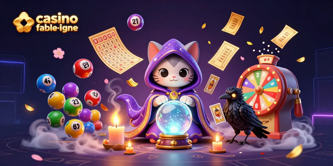 Jouer dans un casino fiable en ligne avec des personnages mystiques et des éléments de loterie dynamiques.