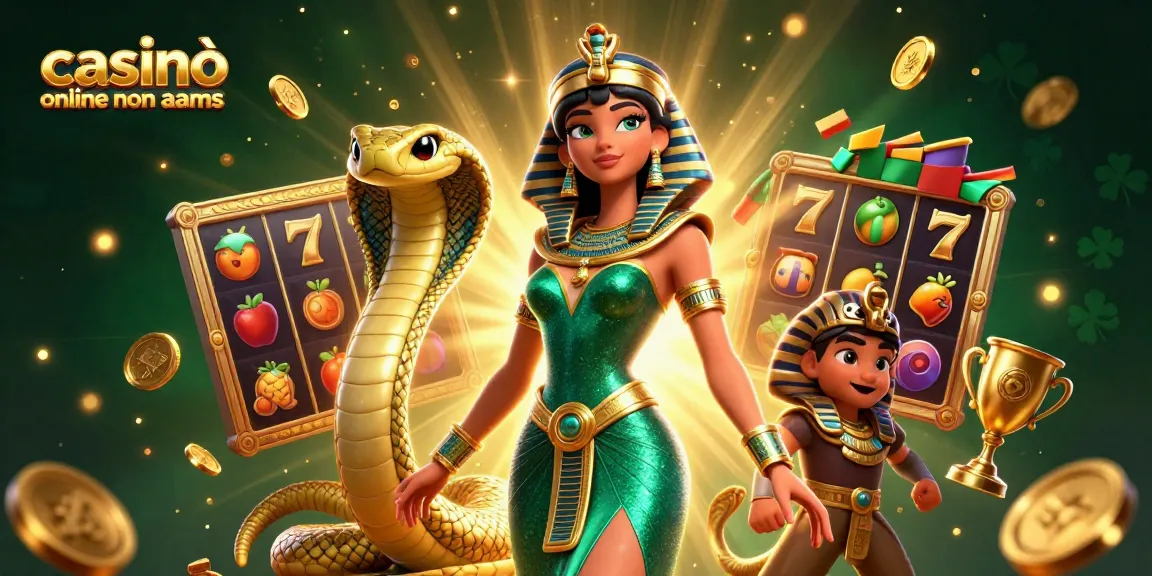Partecipa a emozionanti avventure nei casinò online non AAMS con vivaci video slot 3D e premi scintillanti.