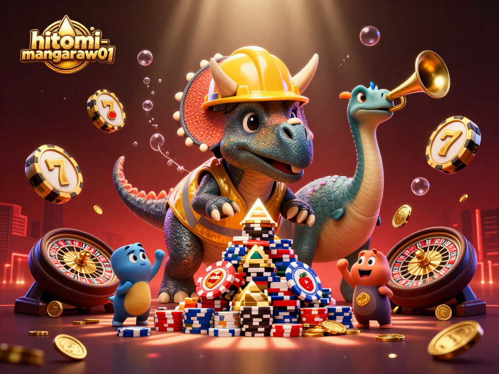 Play virtual games like hitomi-mangaraw01 with exciting poker chip towers and festive casino celebration.