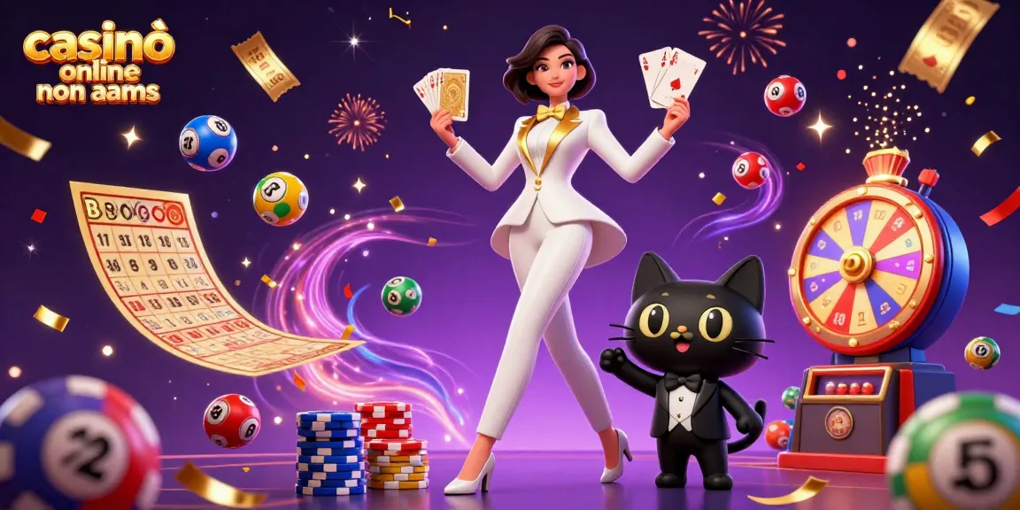 Partecipa all'eccitante azione dei casinò online non aams mentre ti godi giochi e celebrazioni vibranti.