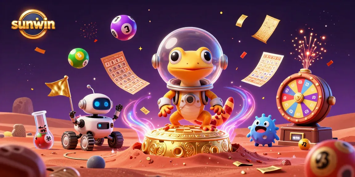 Experience the thrill of gaming with sunwin at a vibrant alien casino, bursting with activities.