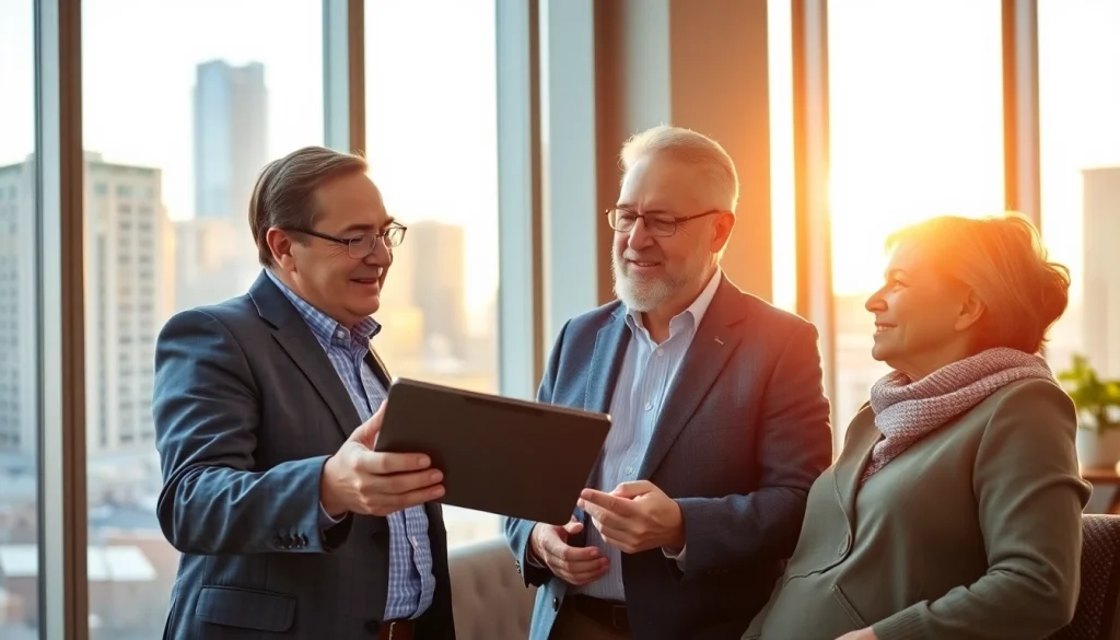 Engaging couple planning retirement planning San Antonio with a financial advisor.