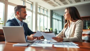 카드 한도 현금화를 통해 금융 상담을 하는 모습