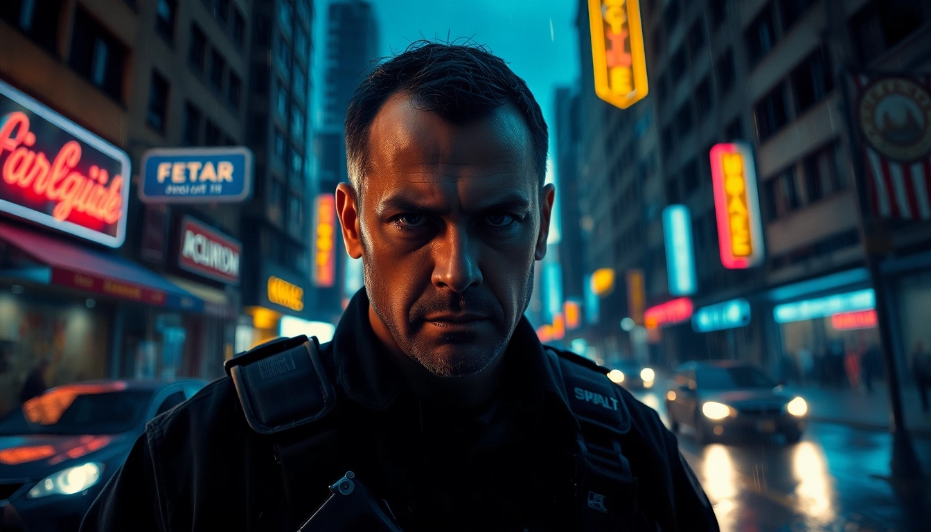 A Deadly Chance showcases a former LAPD officer in a gritty urban setting, depicting intensity and suspense.