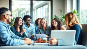 Boost your business coaching service potential with a lively collaboration scene.