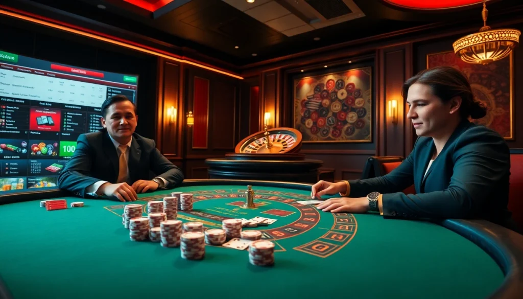 Experience the thrill of baccarat gameplay at https://xx88.us/ with exciting casino visuals.