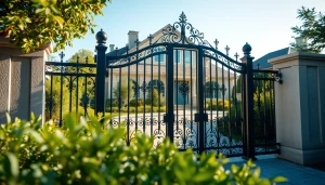 Enhance your home with elegant custom steel gates that blend security and aesthetics.