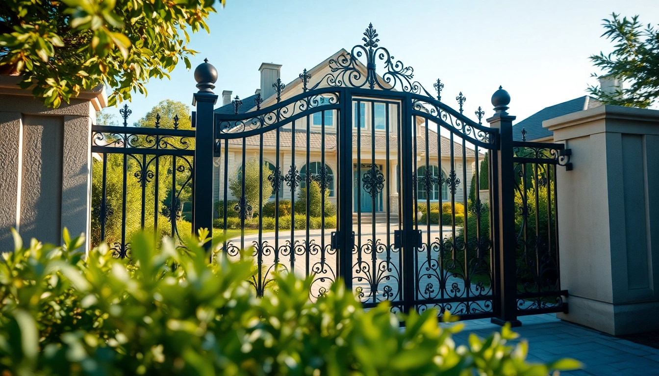 Enhance your home with elegant custom steel gates that blend security and aesthetics.