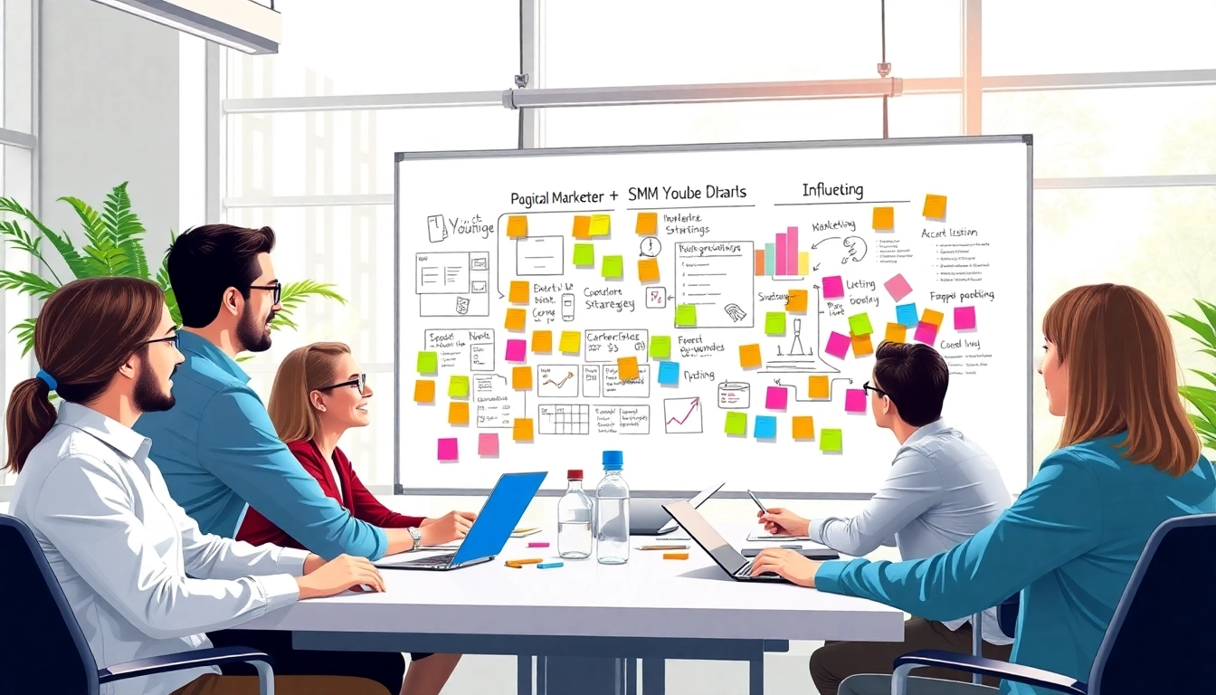 Enhance your presence with effective youtube smm panel strategies in a collaborative office.