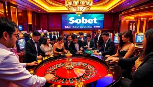 Experience Sbobet betting with lively casino tables and thrilling action from online gamblers.