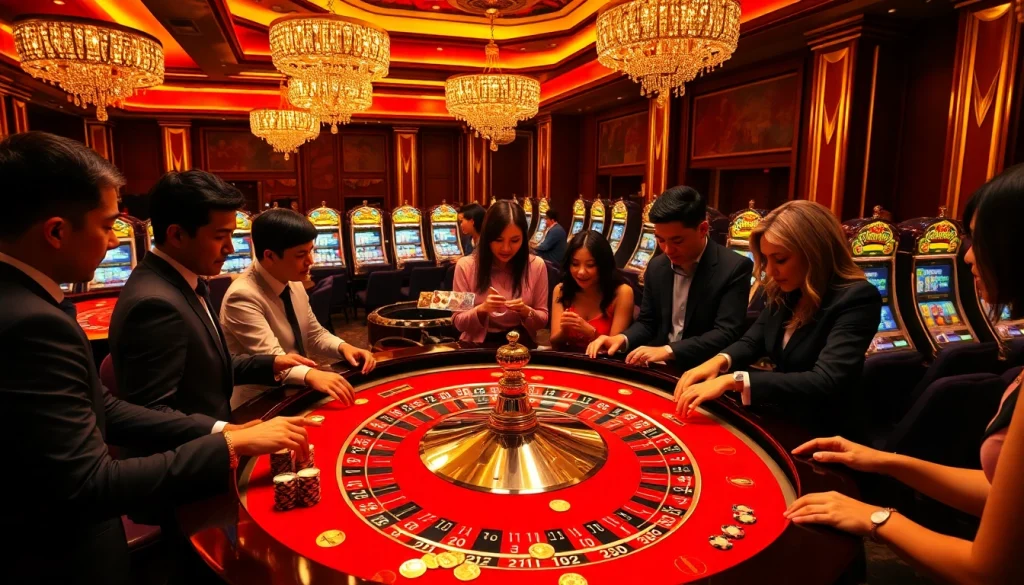 Players immersed in a high-stakes casino environment with roulette table, highlighting hidden wiki onion connections.
