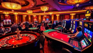Experience the thrill of gaming at https://mm88.today/ with engaging casino tables and charming slot machines.