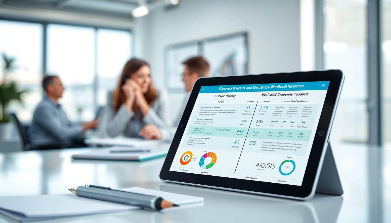 Compare extended warranty vs mechanical breakdown insurance which is better through an infographic chart.