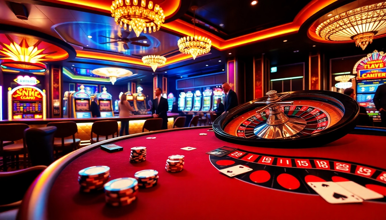 Experience the thrill of luxury gambling at FLY 88 casino with vibrant tables and engaging roulette.