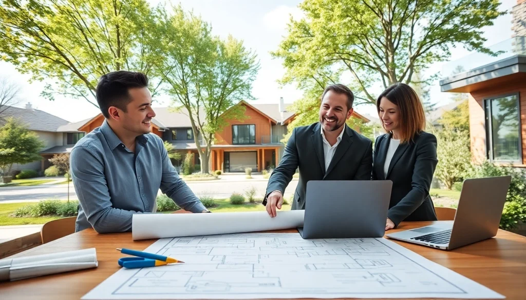 Luxury home architect Boston showcasing modern design concepts in a professional setting.