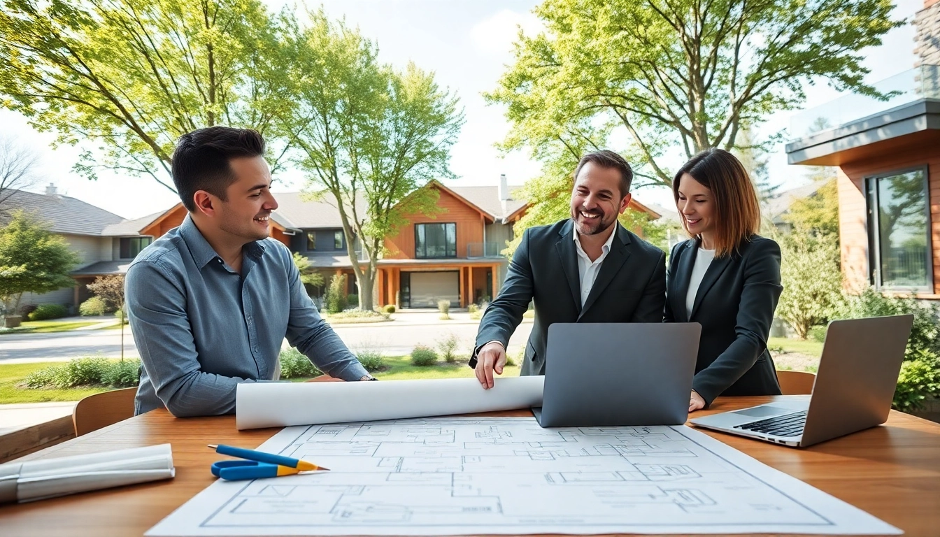 Luxury home architect Boston showcasing modern design concepts in a professional setting.