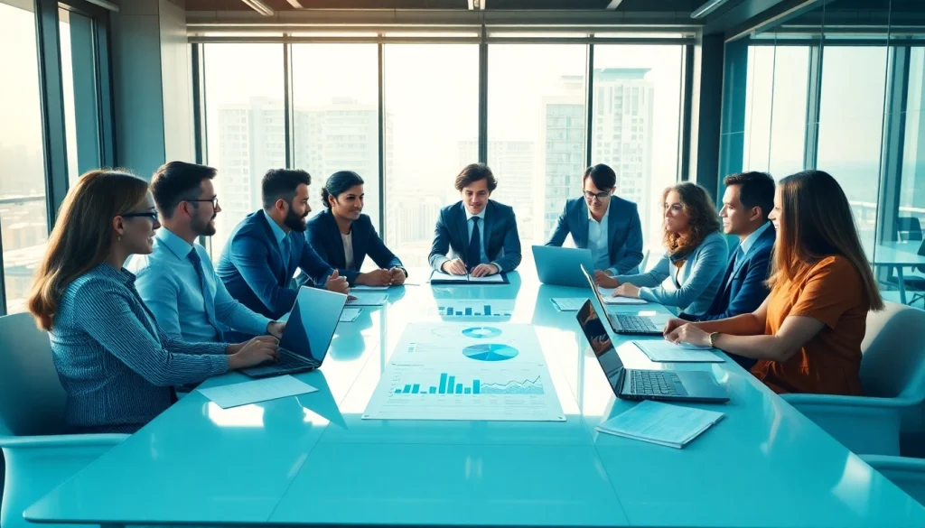 Explore vital competitive intelligence faqs in a dynamic business meeting with interactive charts.